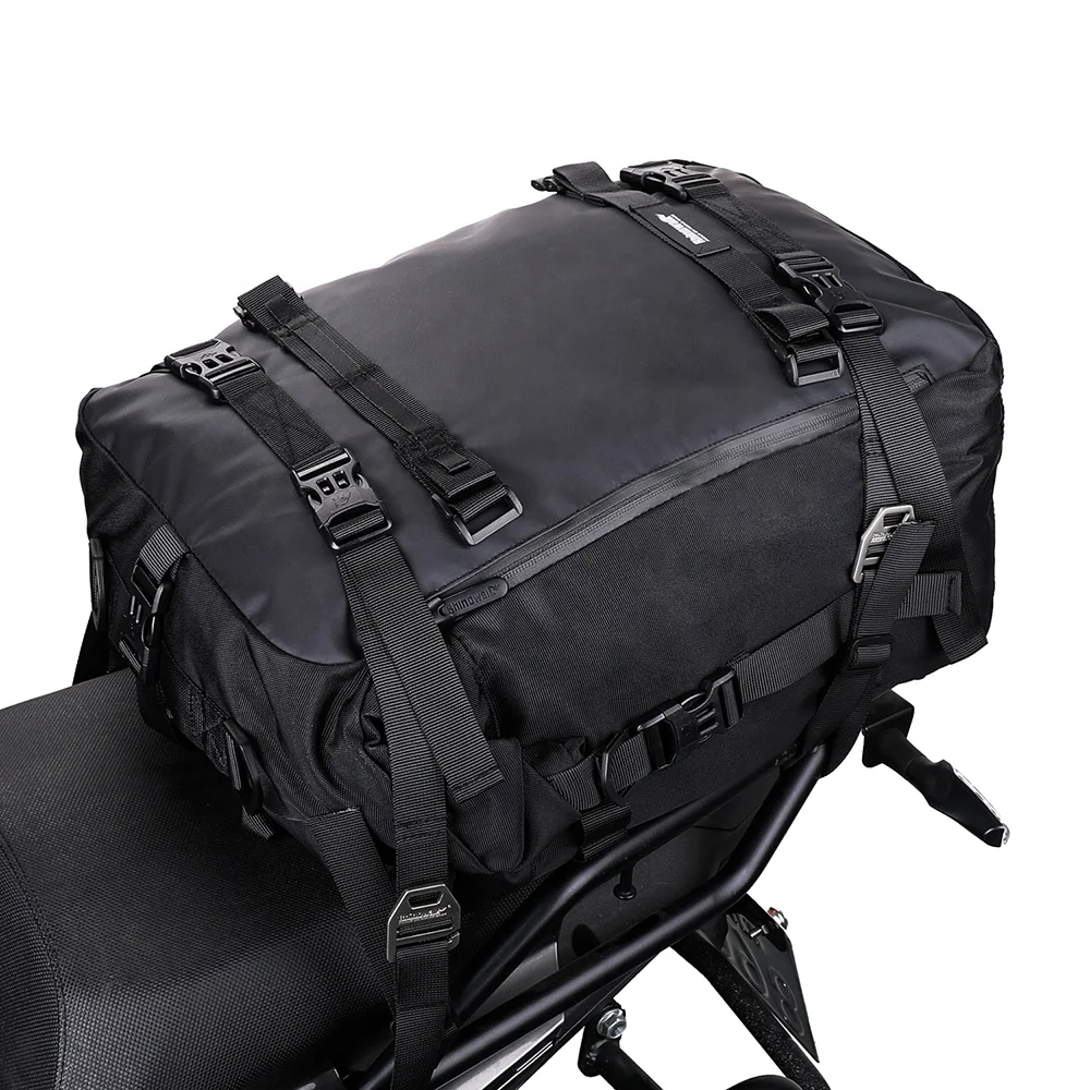 Rhinowalk 30L Motorcycle Tail Bag for Off Road Bike Scooter Waterproof Motorbike Saddle Bag