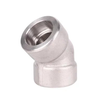 DONGLIU Asme B16.11 Forged Carbon Steel A105 3/4' 3000# 90 degree SOCKET WELDED Elbow
