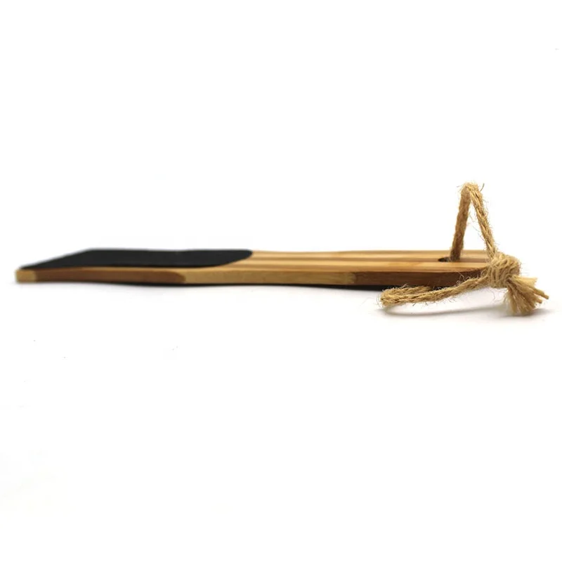 Natural bamboo pedicure foot file callus remover