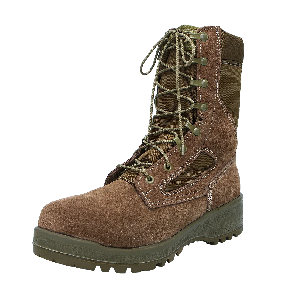 XINXING MB03 Coyote Brown Split Suede Leather PU Injection Rubber Outsole Outdoor Tactical Boots Leather Men