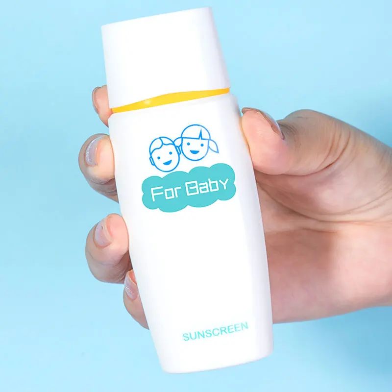 Private Label Natural SPF30+ Baby Sunscreen Lotion UVA UVB Protection Water Resistant Non Allergenic