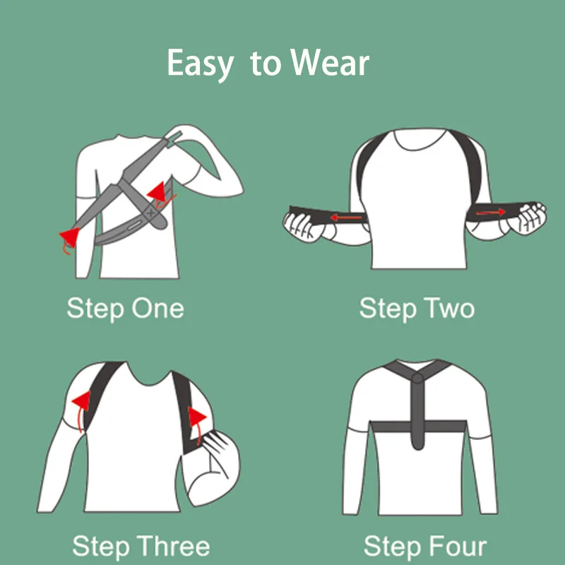 Back Strap Posture Corrector For Women And Men Adjustable Upper Brace Breathable Back Support Straightener Corrector De Postura