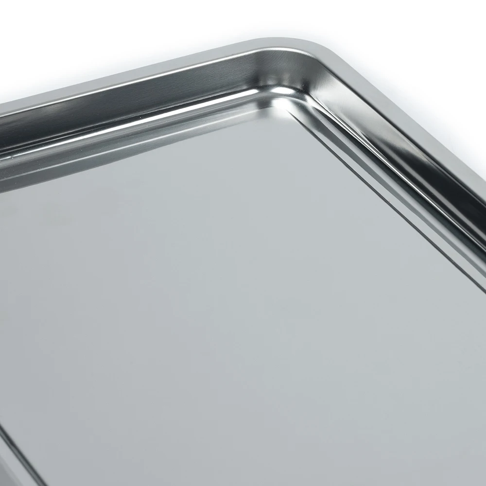 Smartpan Storage Wire Mesh Basket Set 2 PCs Stainless Steel Organization Fruit Vegetable Storage Pan