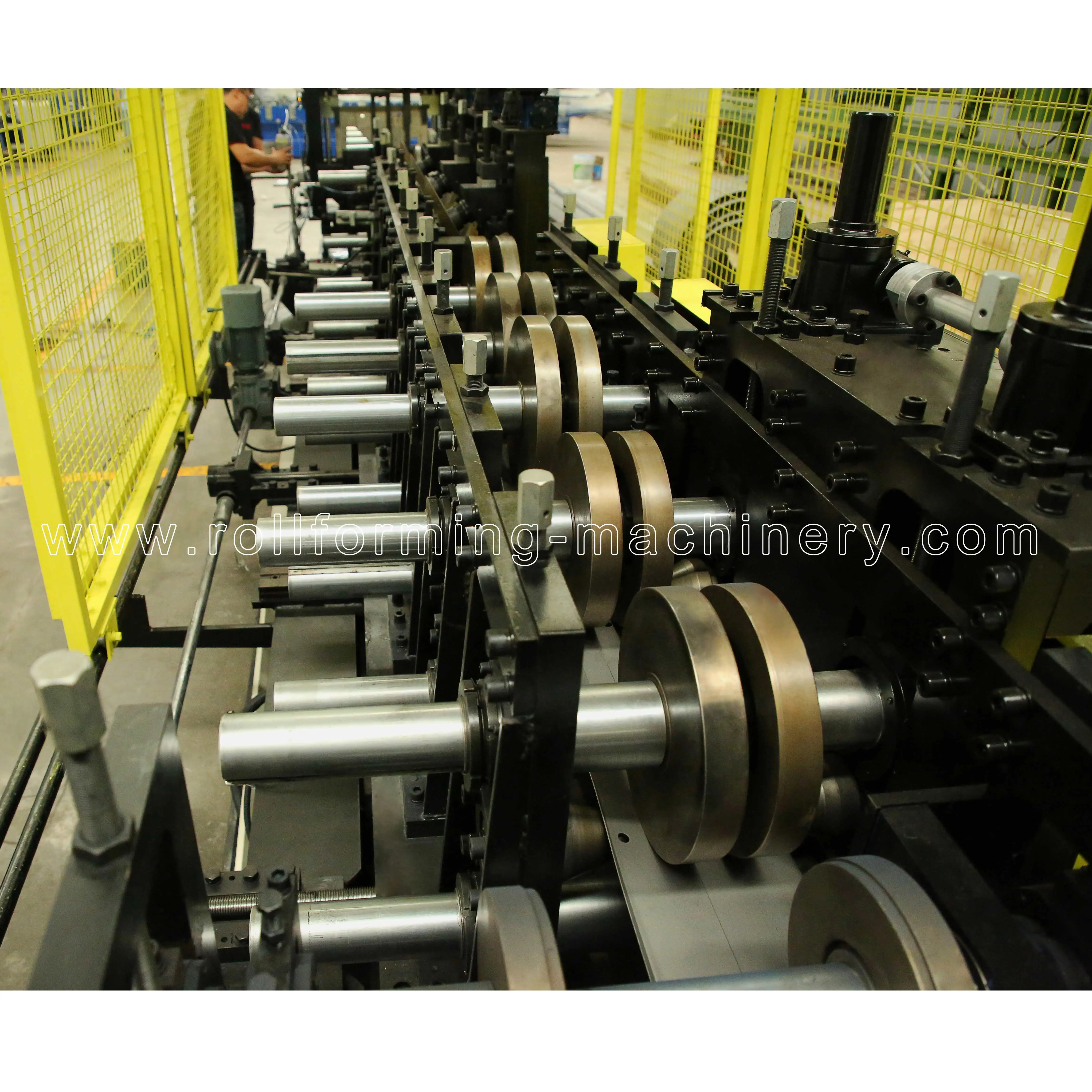 China BMS Manufacturing Steel Fully Automatic Cz Roll Form Purlin Machine