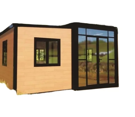 Modern Luxury Prefab Houses Two-Storey Steel Structure Container with 40ft Sandwich Panel Flat Pack Home for Outdoor Workshop