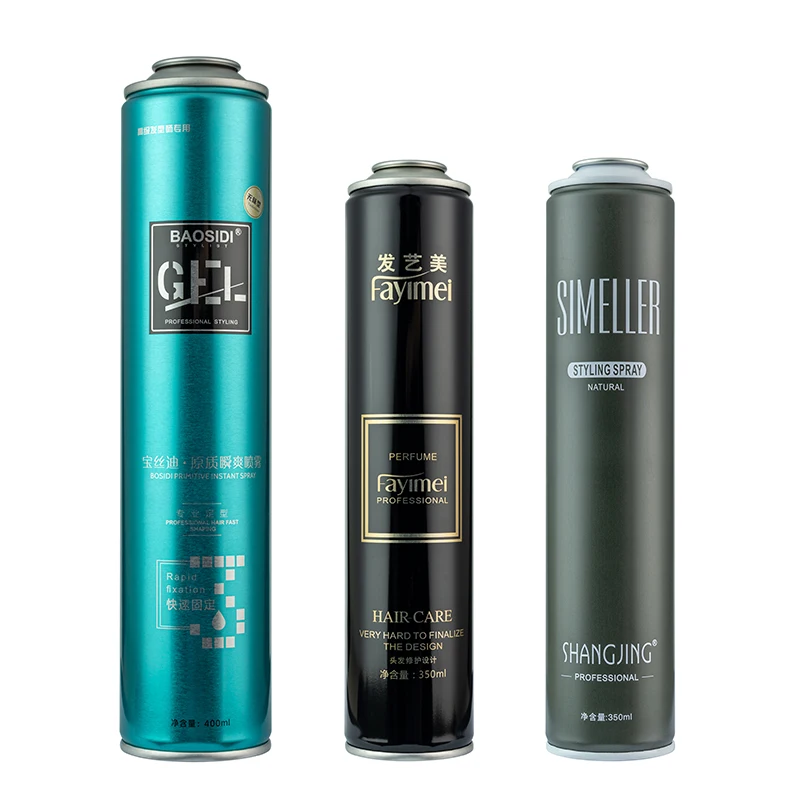 Aluminium can manufacturer custom empty paint aerosol spray can with bag on valve edible oil aerosol cans