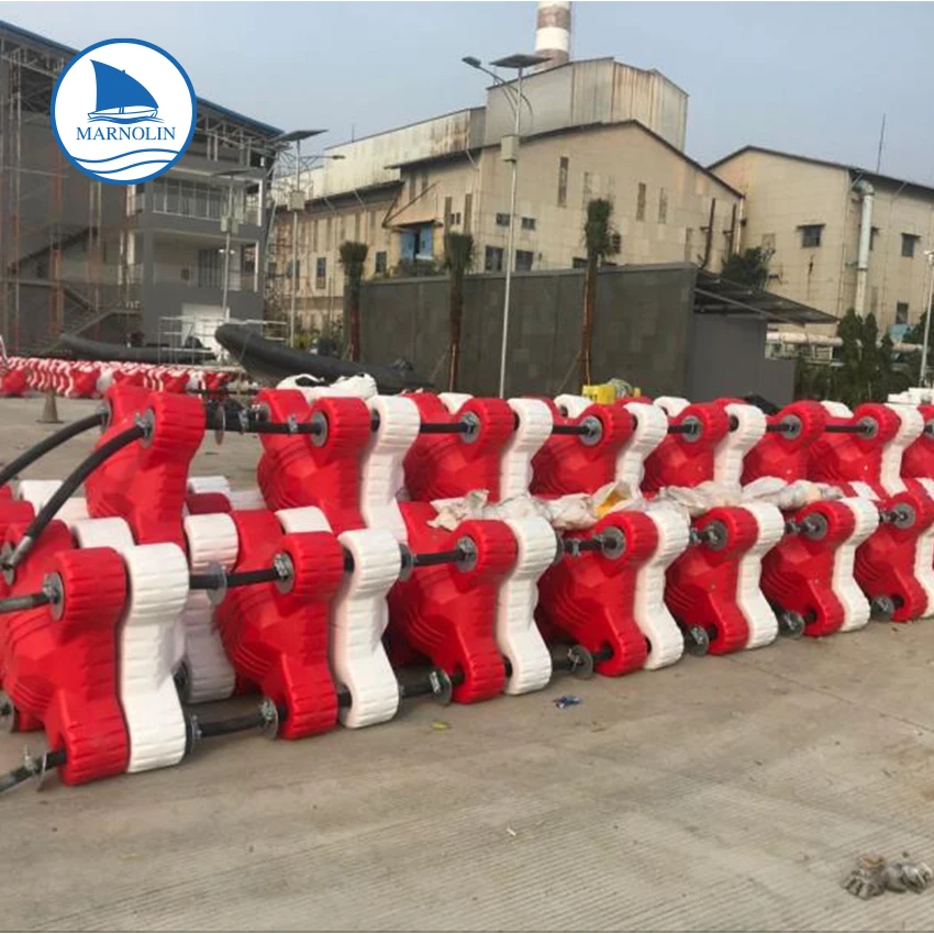 Pontoon floats plastic floating dock breakwater  house boat used on sea water