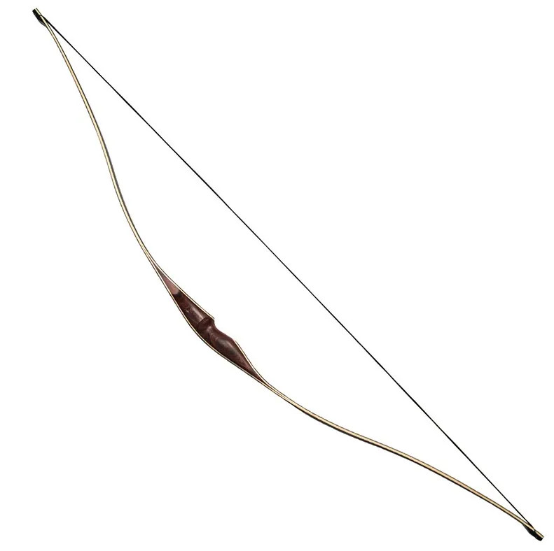 YML factory wholesale 20-40lb wooden straight bow  archery sports long bow for the beginner American hunting bow