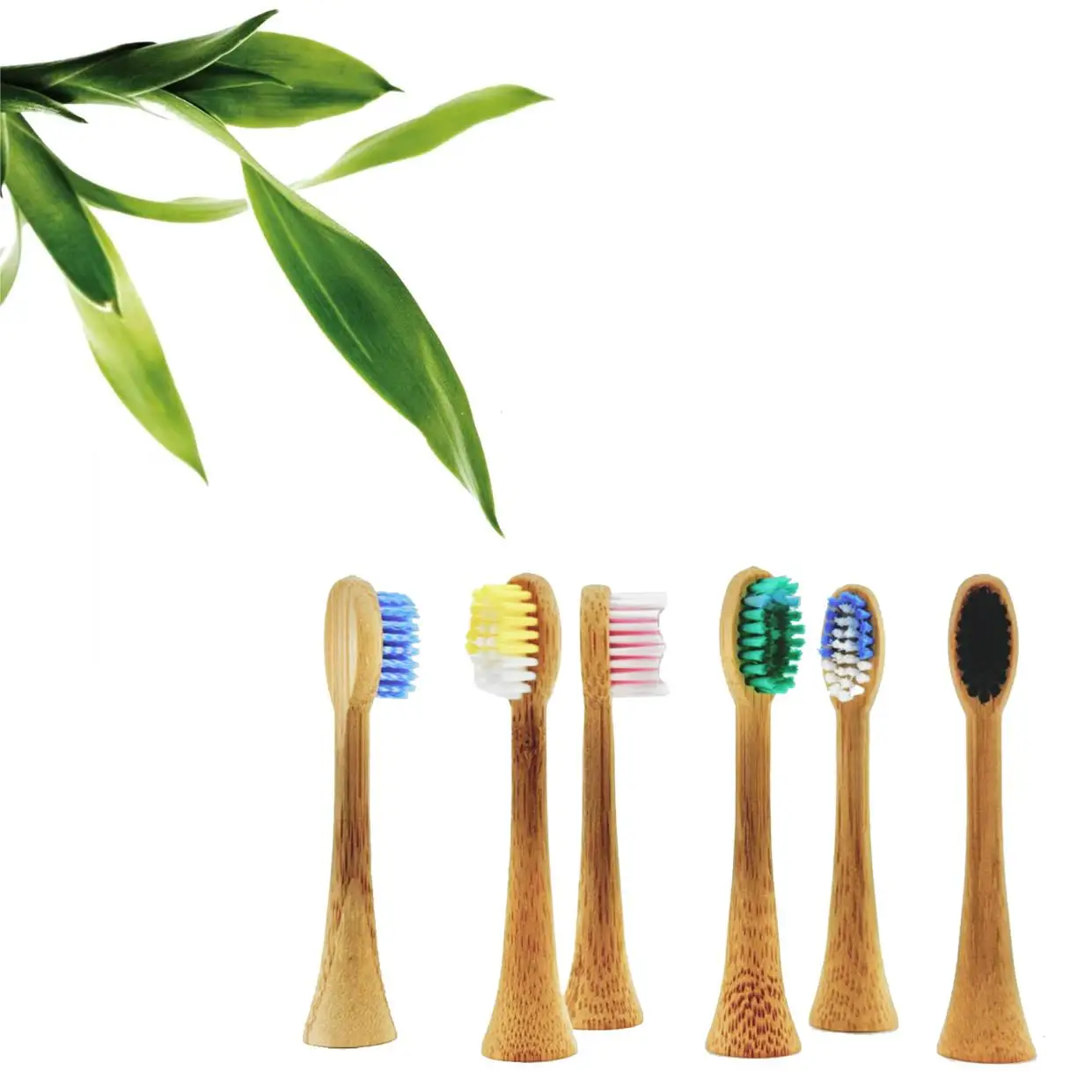 Biodegradable Brush Head recyclable electric toothbrush replacement bamboo toothbrush heads