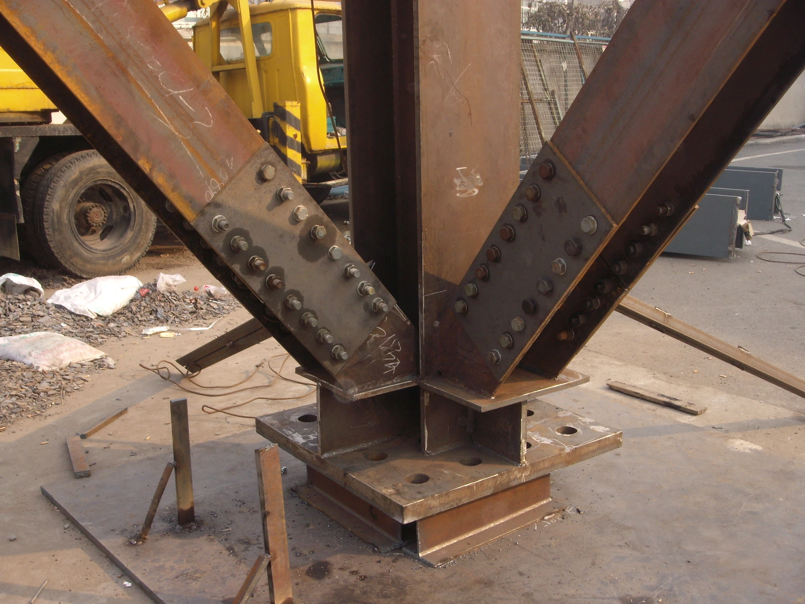 Prefabricated Steel Building Construction Brace Cleat