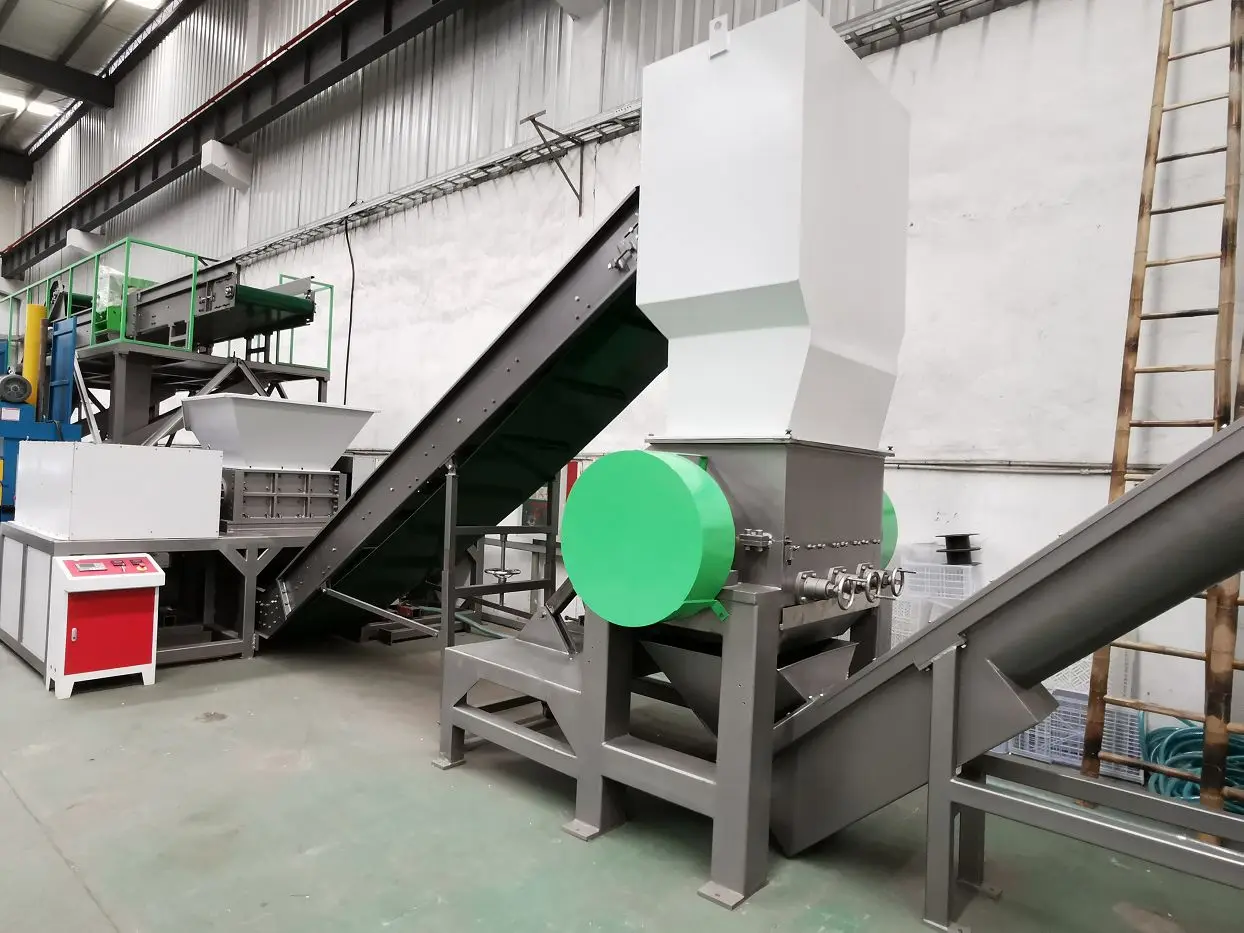 PE PP washing recycling machine rigid PE PP washing recycling machine , floating washing tank for hdpe flakes/