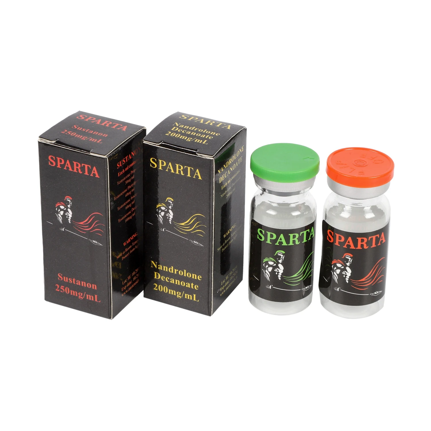 Custom Medicine Package Set 10ml Vials Labels and Boxes