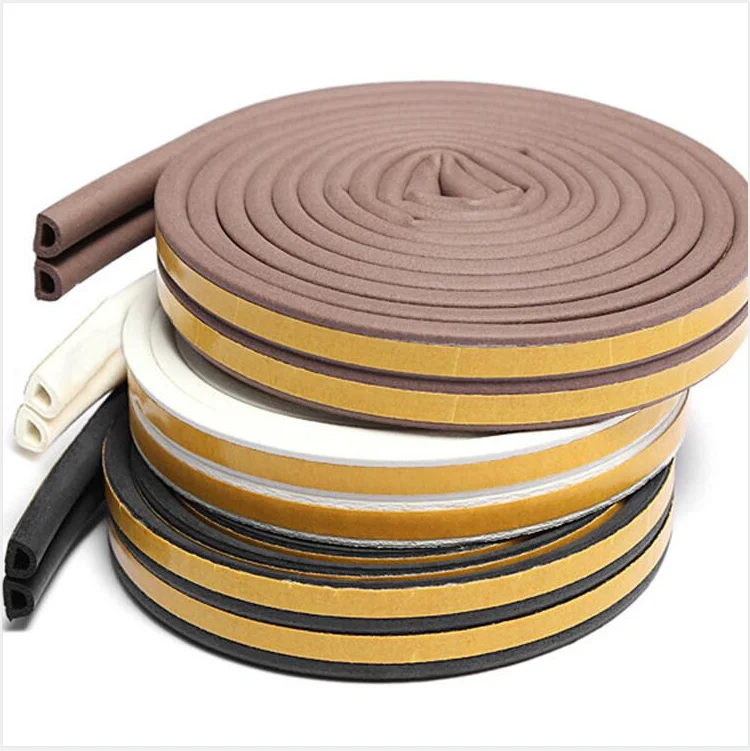 Self Adhesive Soundproof Foam Door Window Seal Acoustic Foam Sealing Strip