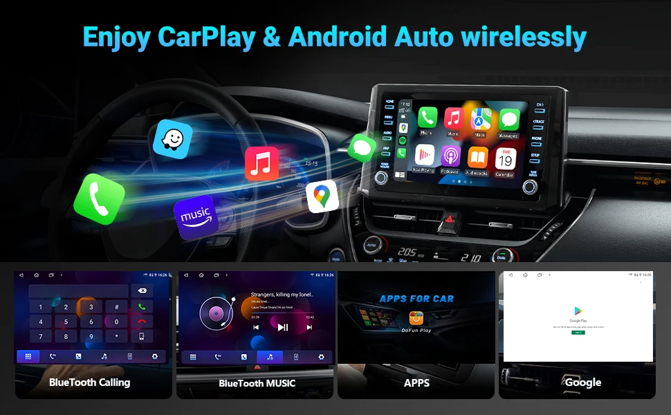 Универсальный Автомобильный плеер с Android автомобильный Dvd-плеер сенсорный экран стерео 1 Din Usb Bt Wi-Fi 11 5 дюймов аудио для универсальной приборной панели автомобиля
