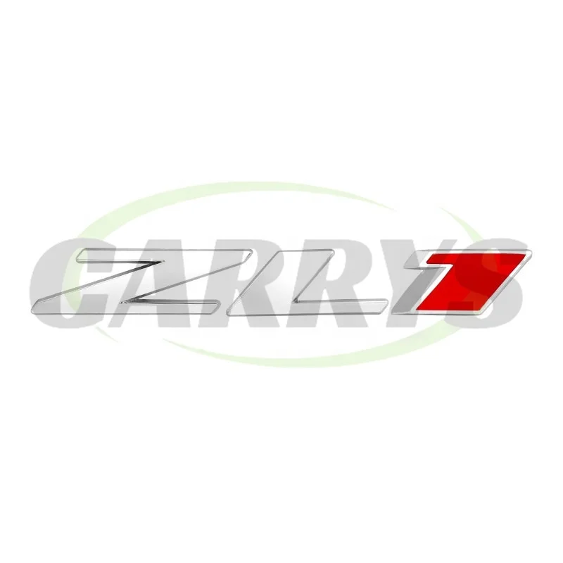 New Metal ZL1 Trunk Badge Emblem Rear Hood Nameplate Sticker For Chevy Camaro