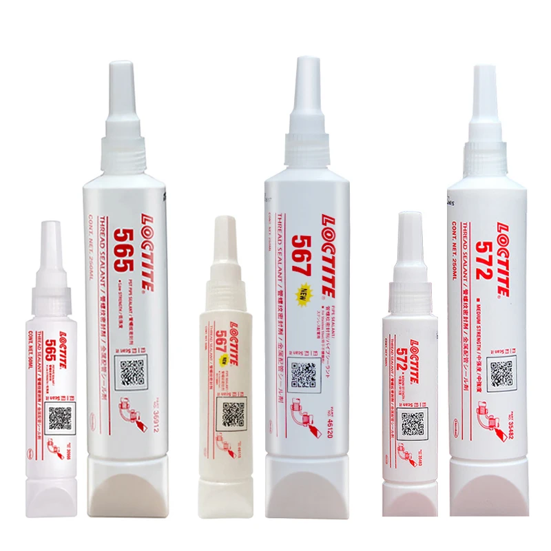 50ml 250ml Loctiter 567 565 572 Pipe Thread Sealant Adhesive Removable High Temperature Resistant Sealing Glue