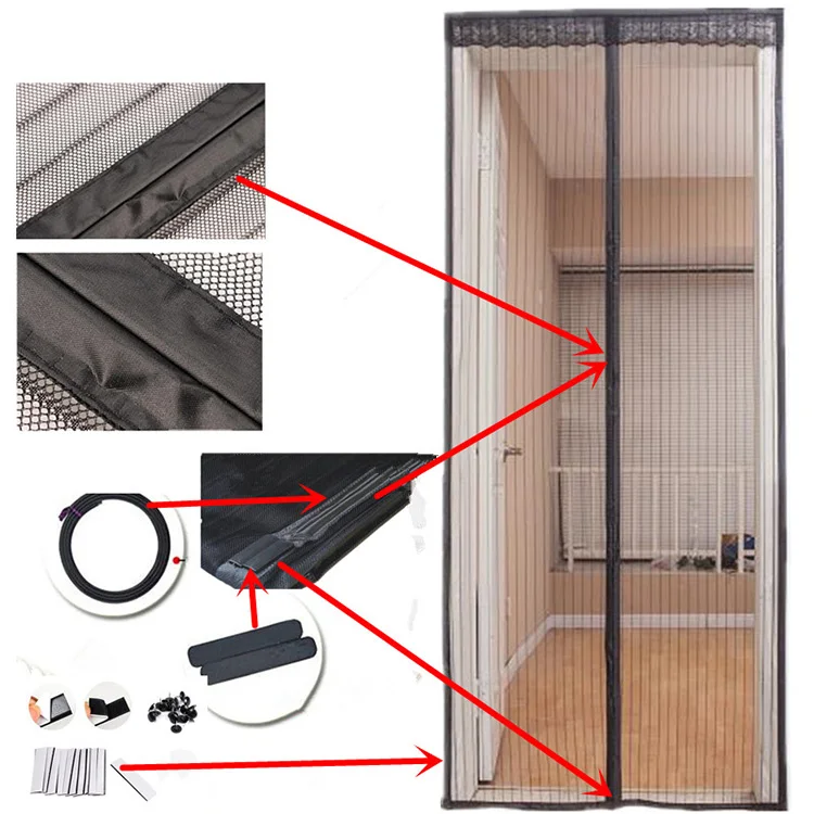 Недорогие и надежные магнитные занавески для защиты от комаров домашнего использования