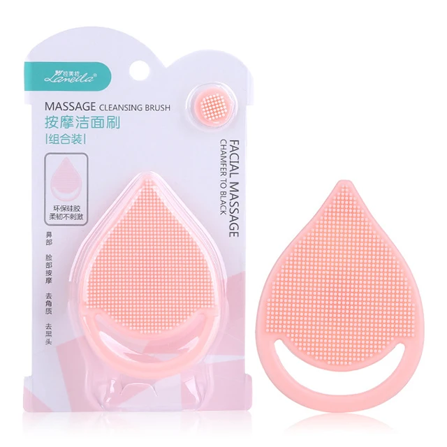 Lameila Facial Cleansing Silicone Remover Brush Facial Cleansing Sponge Private Label Face Cosmetic Tools C0332