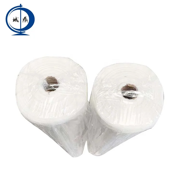 White 100% Polyester Floor Carpet Protection Cover Cloth Adhesive Felt Non Woven Fabric in Roll Painter Felt