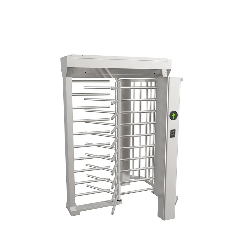 High security full height pedestrian turnstile barrier gate for prison and jail