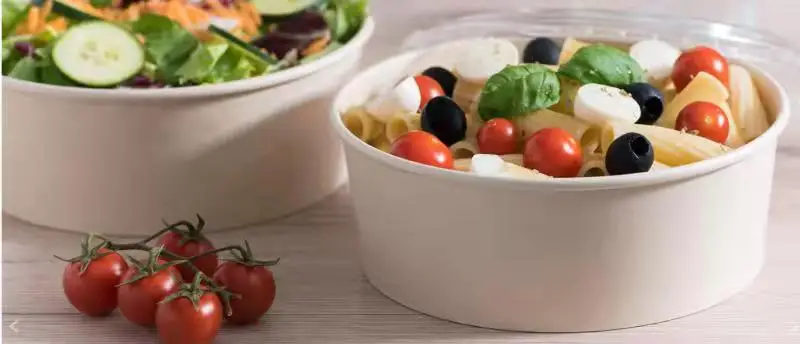 Microwaveable Biodegradable Custom Kraft Paper Bowl Food Package Cheap Price Food Packing Bowls