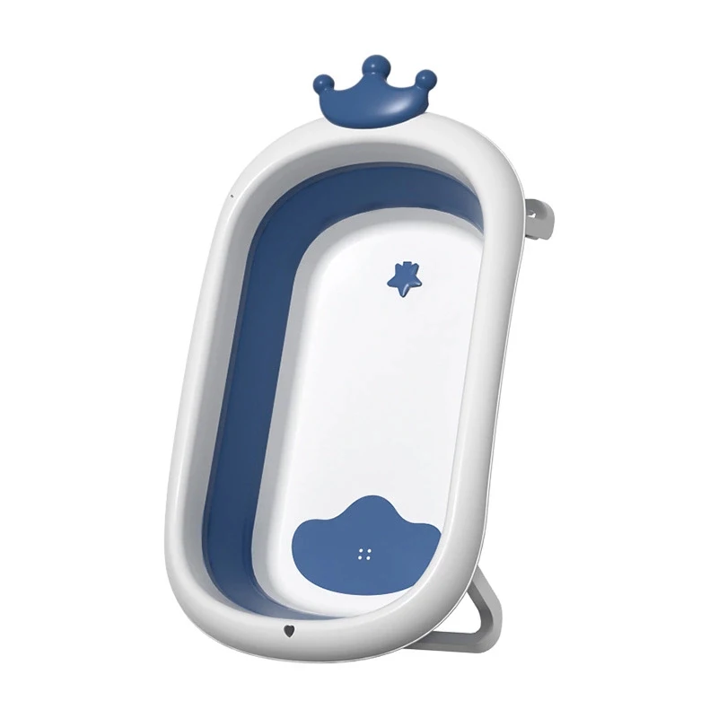 
New Style Pp+Tpe Plastic Material Foldable Baby Bath Tub 
