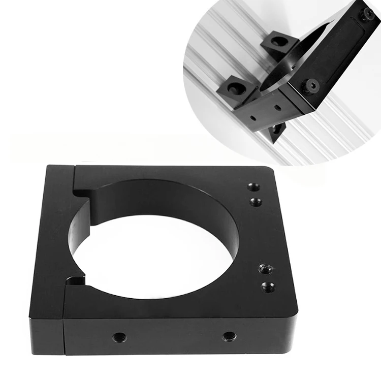 JeaSnn 90 мм 80 65 фрезерный станок с ЧПУ для фрезерного станка шпинделя 3d печатью алюминиевый шпиндель крепление