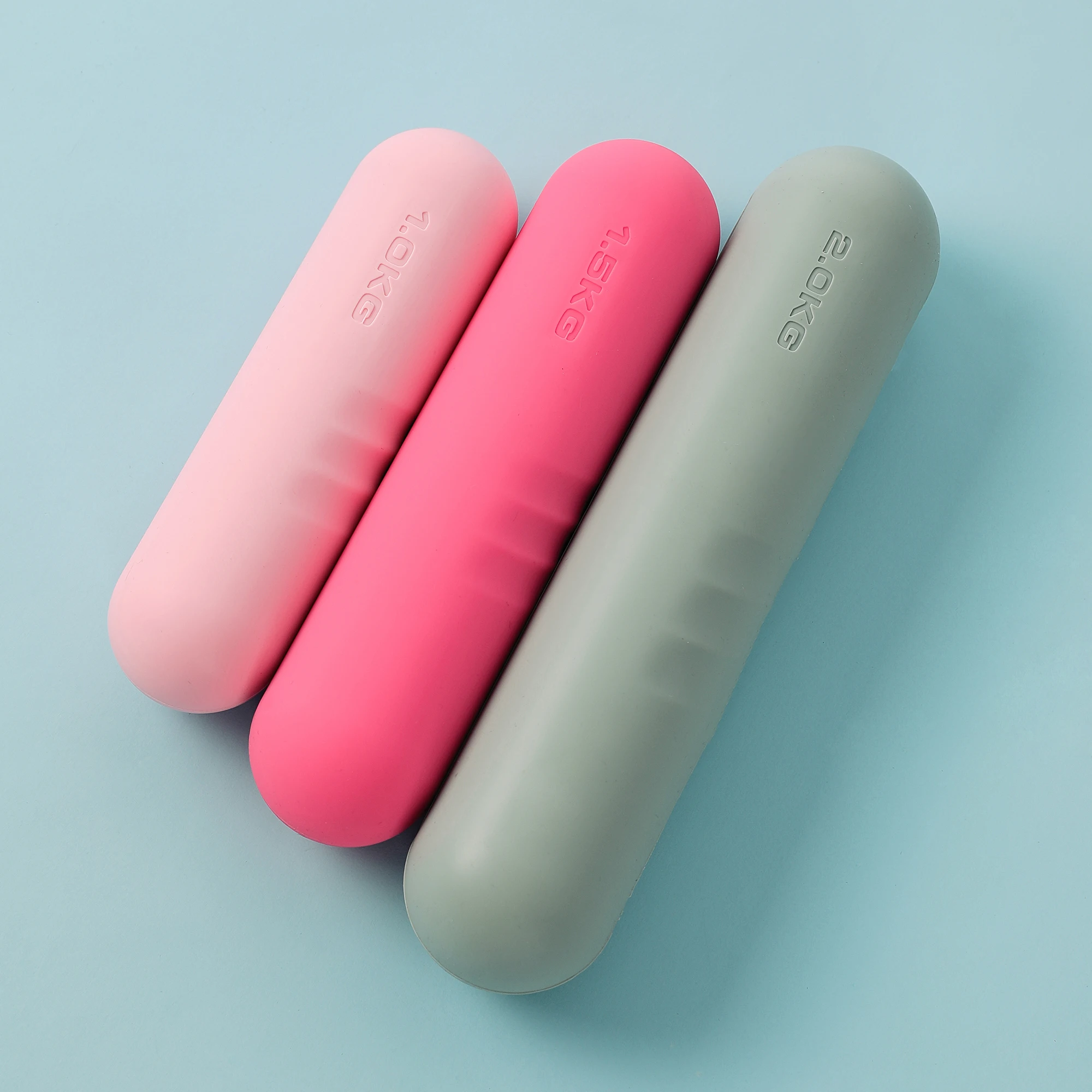 2023 new silicone weight dumbbell sticks adjustable weight dumbbell sets anti-slip dumbbell bars