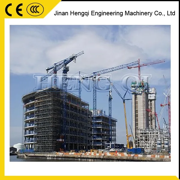 Factory Direct Sale Top Quality Max Load 8t  Topless Tower Crane Rough Terrain Crane