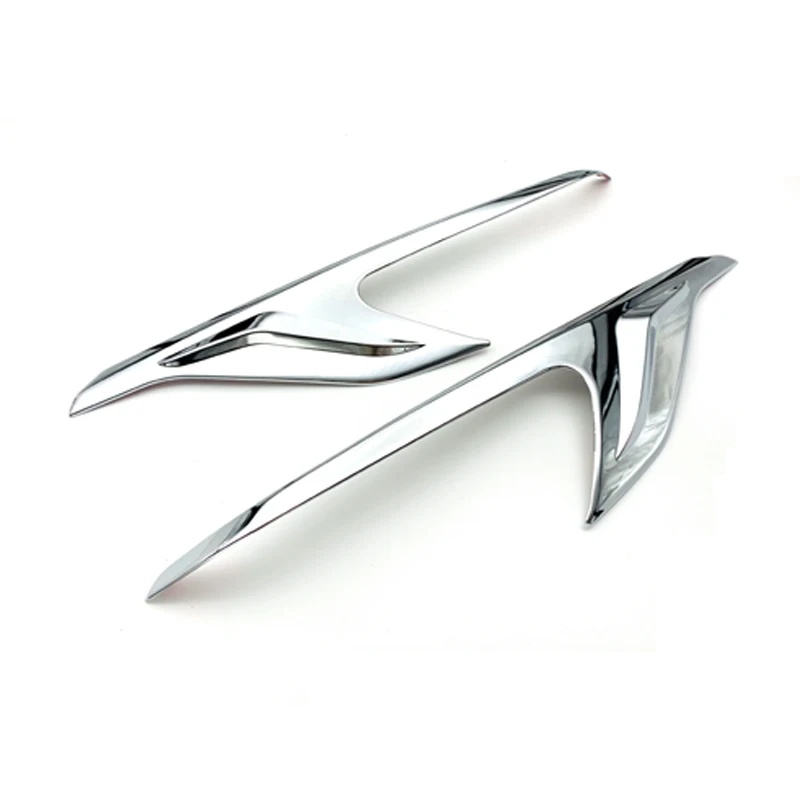 For 2016-2019 Toyota Alphard AH30 Car Accessories ABS Chrome Front Head Light Headlight Lamp Cover Trim Molding Frame