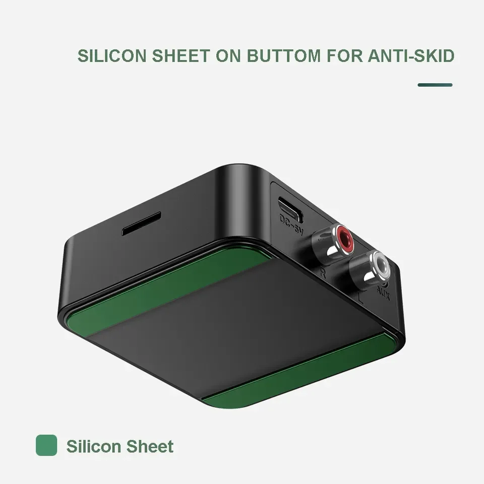 HG hot sale Type-C Wireless Adapter DC5V bluetooth Stereo Music MP3 Player RCA 3.5mm AUX TF Car Speaker