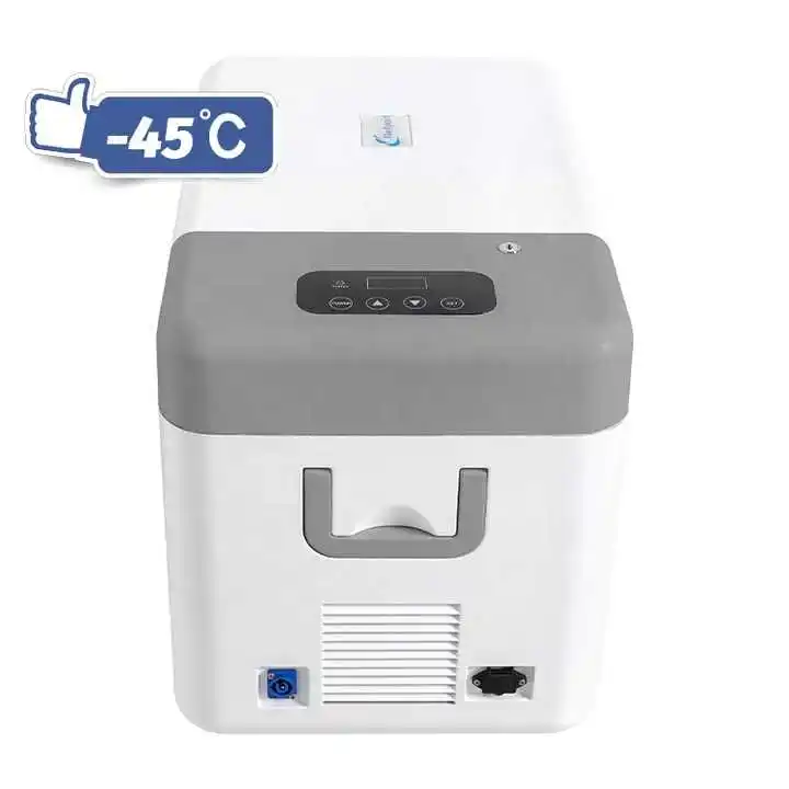 Portable Low Temperature 25L  Mini Ultra Low With  Control Temperature fridge Seafood Storage Freezer 110/220V