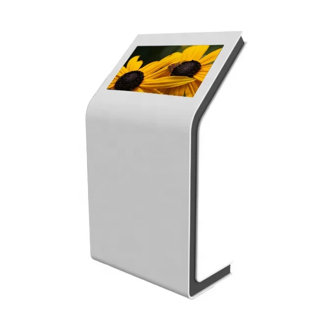 Hot selling-27 inch Interactive LCD display Touch Screen L shaped kiosk information kiosk with free software touch screen kiosk