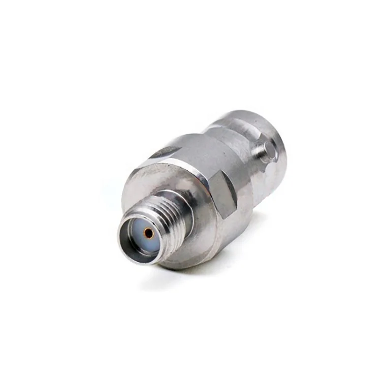 RF adapter stainless steel  BNC female to SMA female connector adaptor