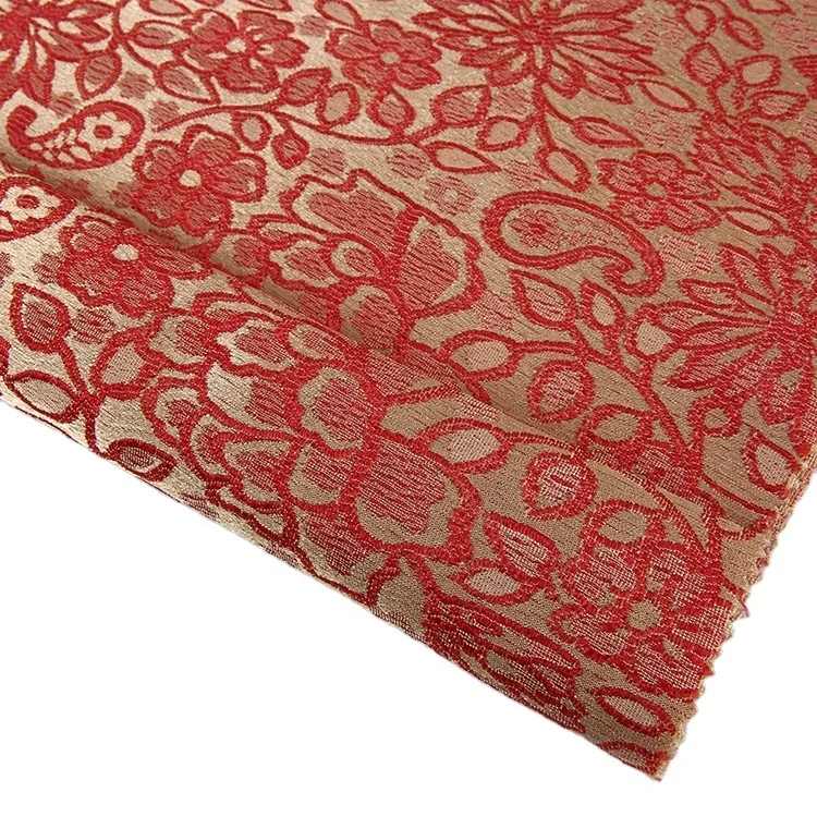 
Best price DRESS flower cationic jacquard p.d wholesale 96 polyester 4 spandex fabric 