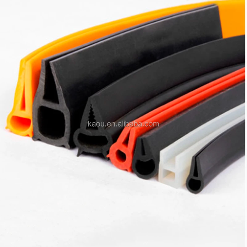 U-shaped rubber edge strip bumper strip steel plate/glass edge sealing strip