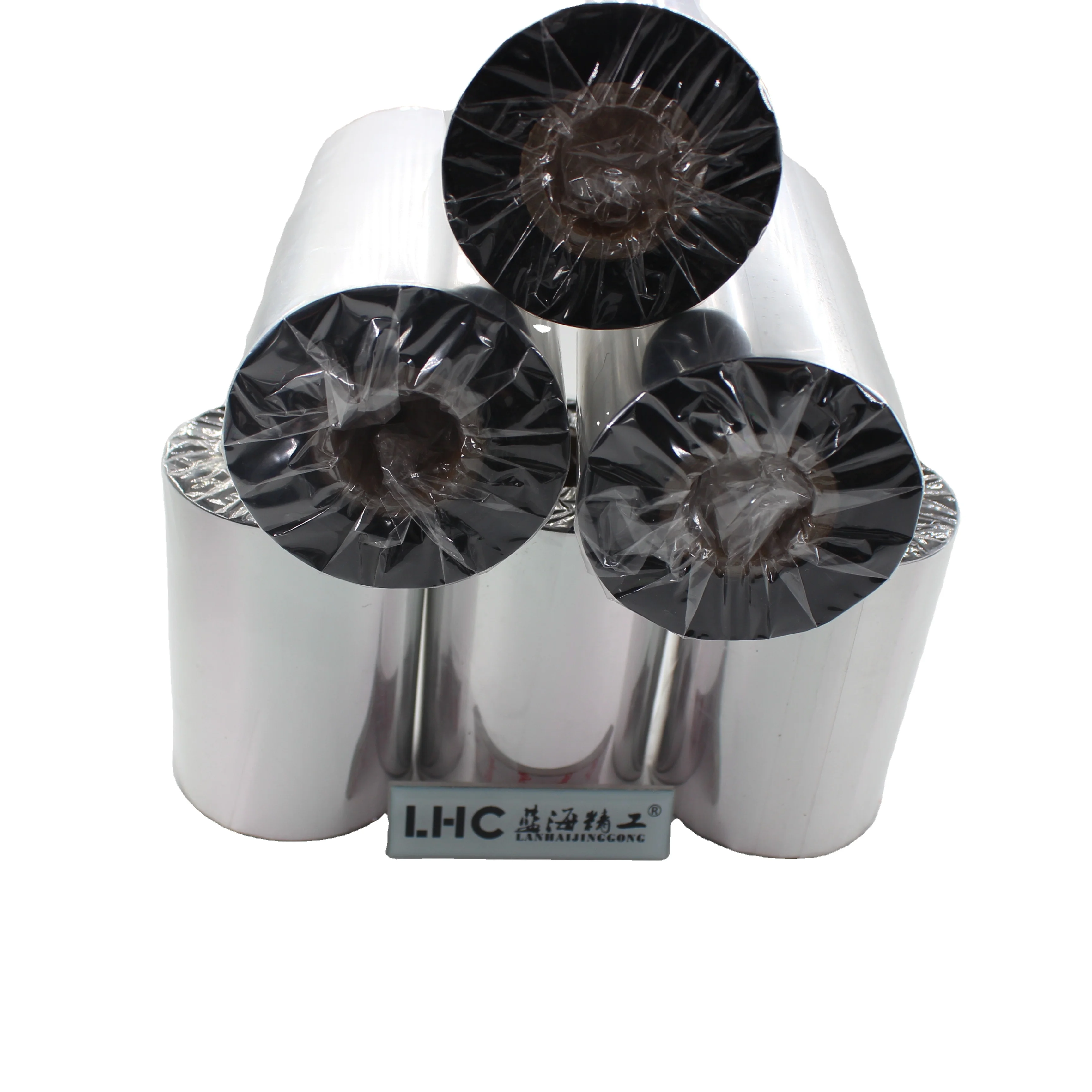 High quality Black wax&resin in/outside Thermal Transfer Ribbon print barcode/batch/QR code 50mm x 300m for TTR Printer