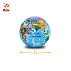 World Map Squeeze Globe Foam Stress Balls Relief Bouncy Ball