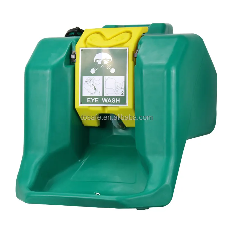 Emergency Eyewash Station with Shower Combination Shower System Eye Washer Portable Eye Wash Station ABS Widened Basi