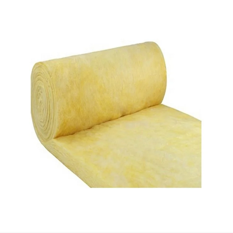 glass fiber fire proof thermal insulation glass wool blanket roll material