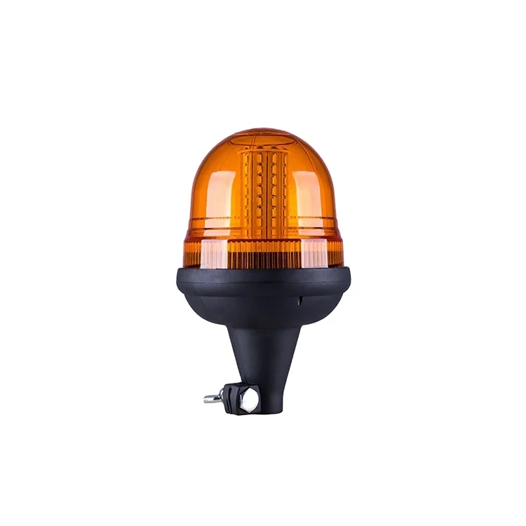 ECE R10 12/24V DIN Pipe mount  Amber gyrophare led strobe light tractor LED Rotating Becon Light