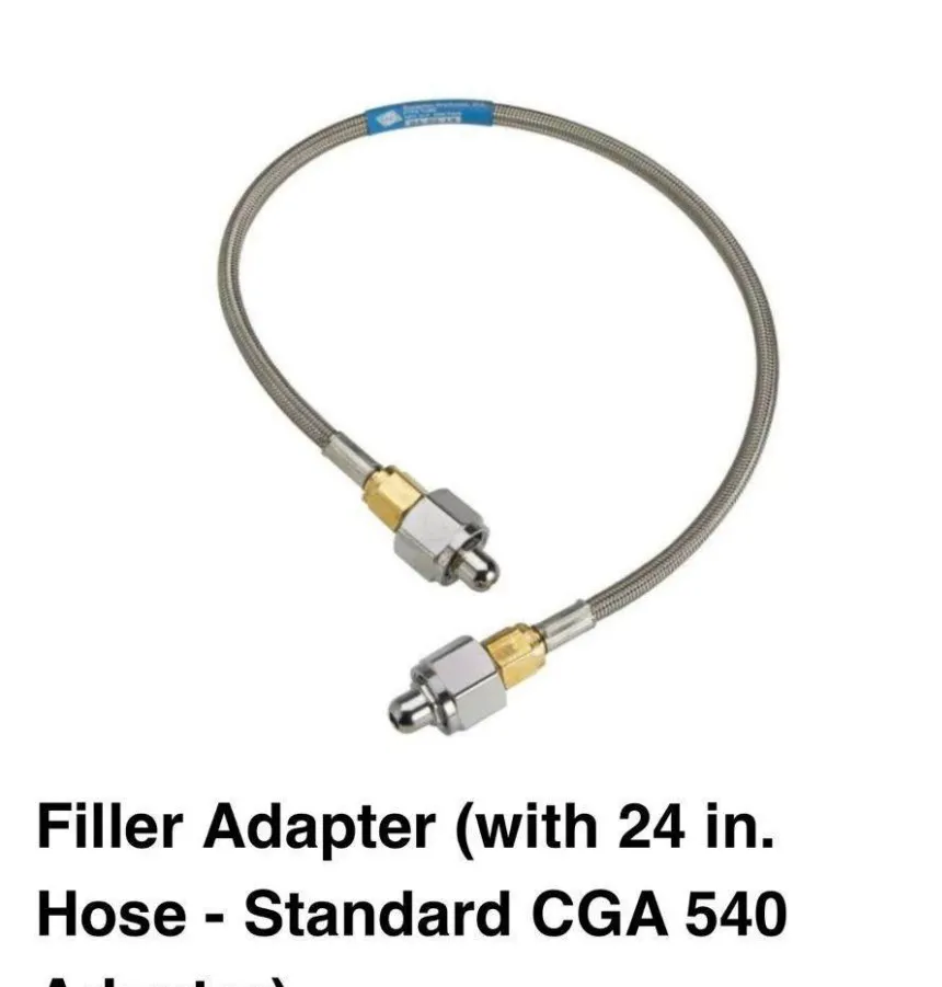  Заполняющий шланг для кислородного баллона CGA 540 к