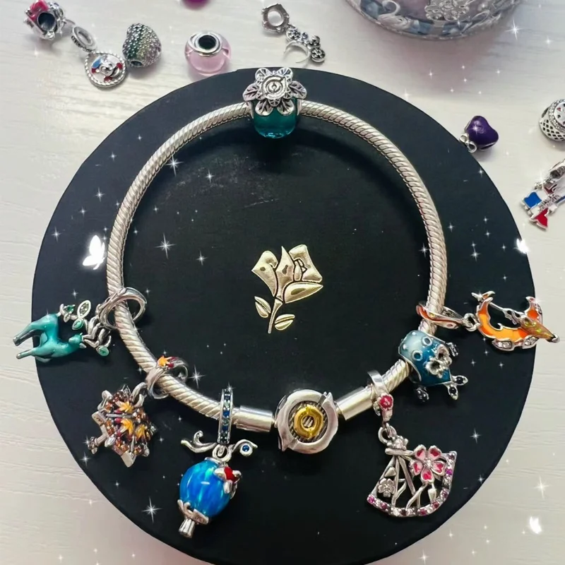 Thailand Factory Wholesale 925 Sterling Silver King Glory bead Pendant Star Jewelry DIY Woman Pan Jewelry Bracelet Charm