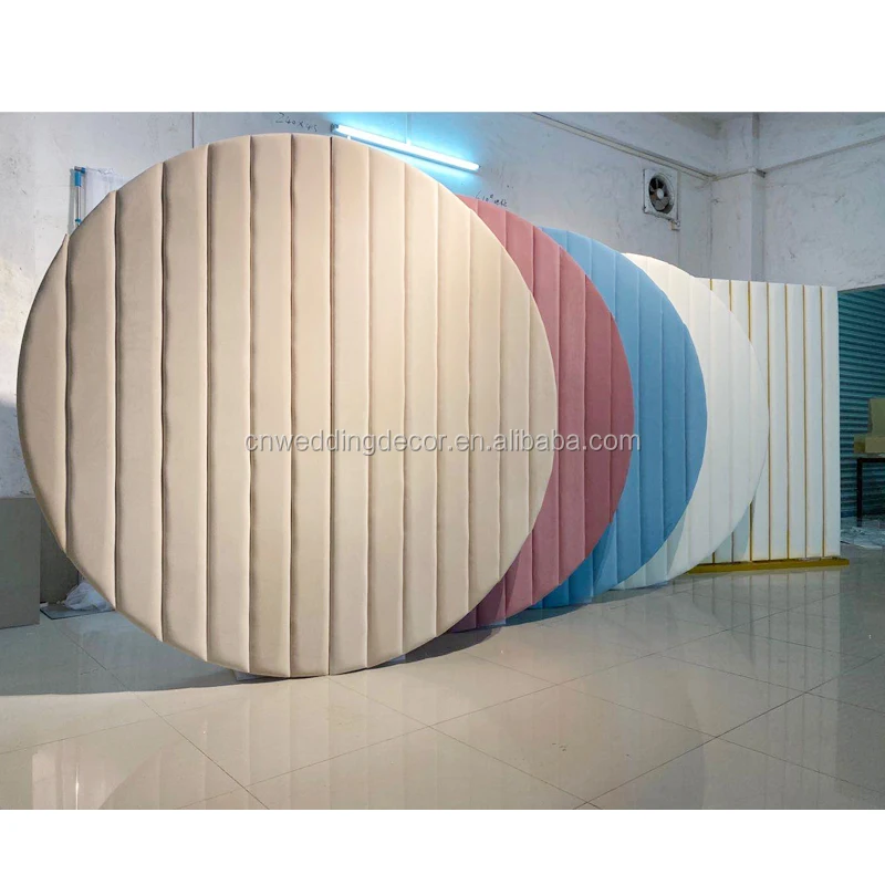  День рождения воздушные шары туманный мятный синий бархатный круг фон