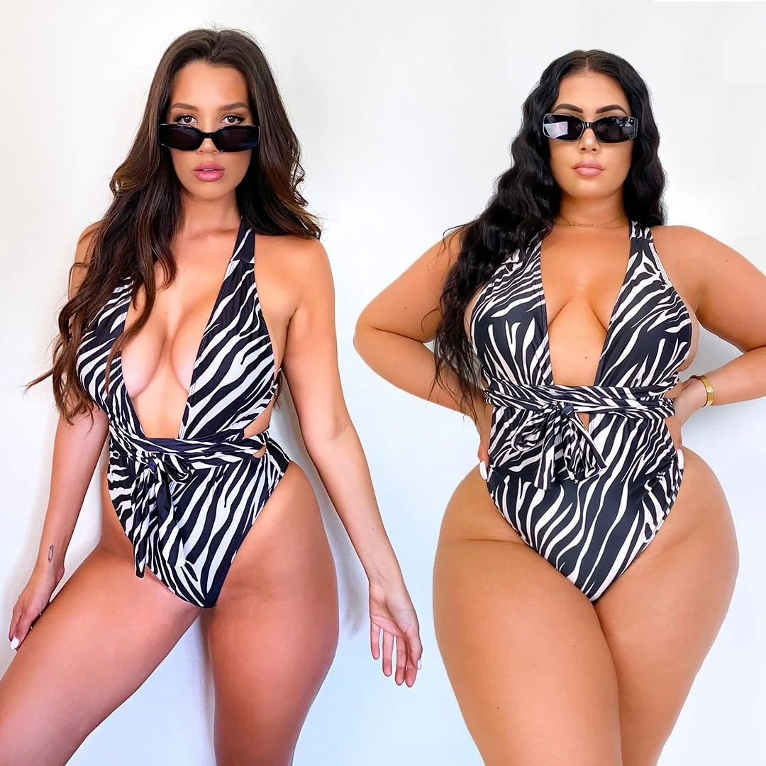 Women Plus Size Bikini Beachwear Swimsuit Big Swimwear
