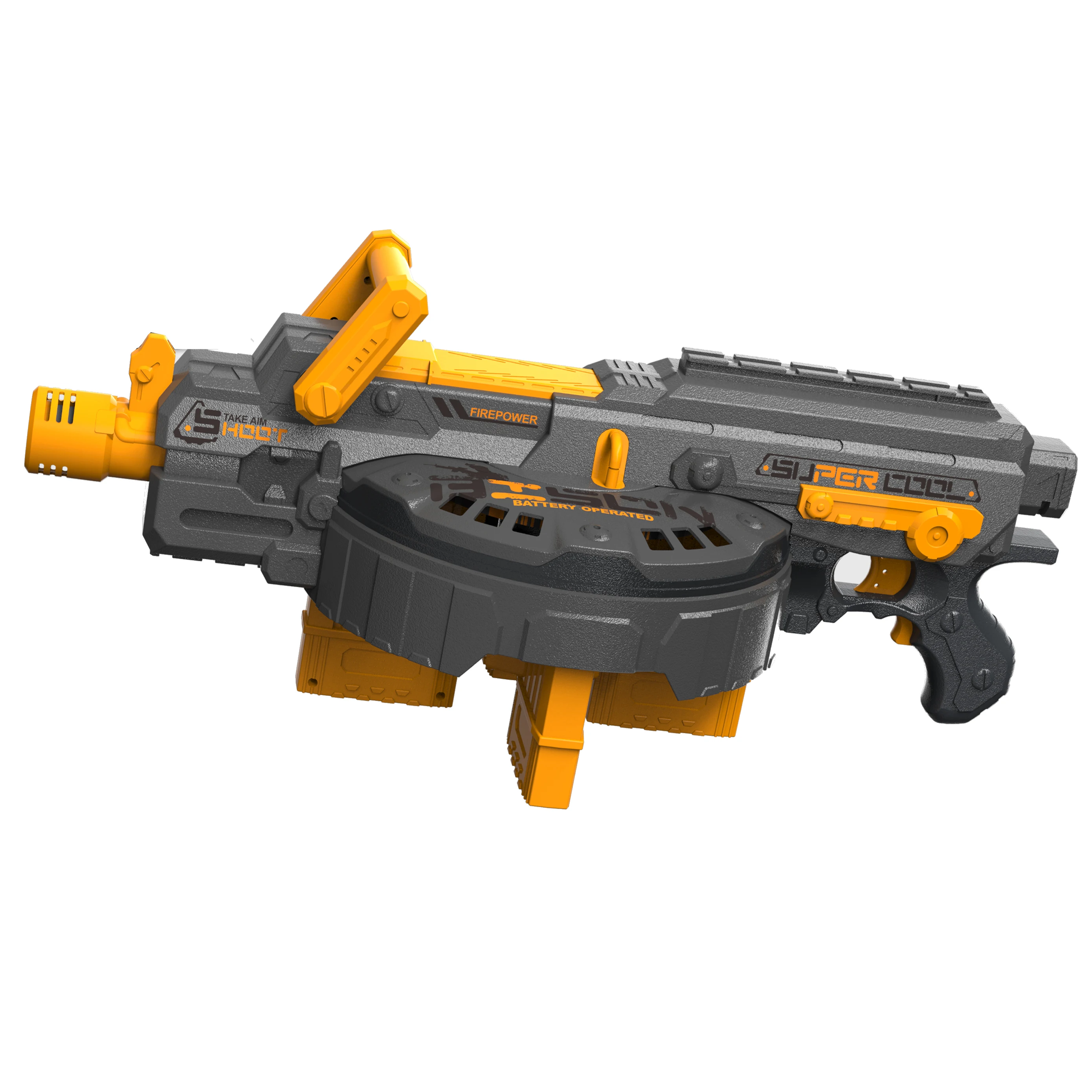 automatically fire air soft gun lots EVA bullets Grey  gun color funny for adult kid toy