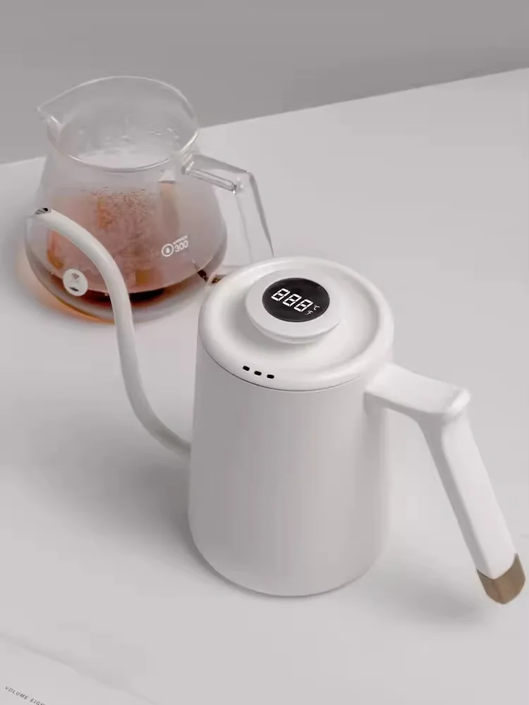 black & white color Timemore small T digital display electronic coffee thermometer