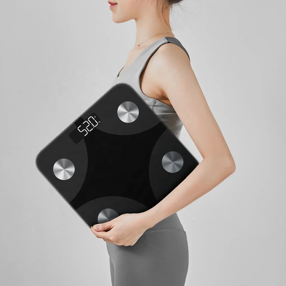 Welland 180kg LED Display Bmi Digital Body Fat Scale Weighing Scale Smart Bathroom Scale