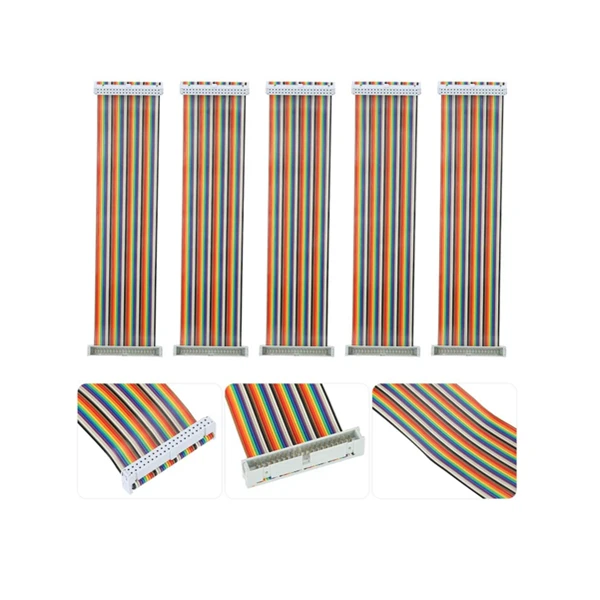 Customized Idc Cable 16 Pin 7Pin 20Pin 40 Pin Cable Flat Ribbon Idc Flexible Flat Ribbon Ffc Cable Connectors Wire Harness