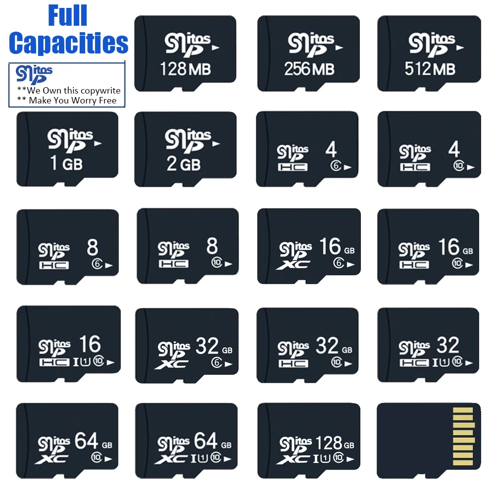 Free Shipping Meivui Basic Micro TF SD Memory Card 1GB 2GB 4GB 8GB 16GB Memoria 32GB 64GB 128GB Micro TF SD Flash Memory Card